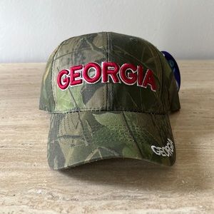 Georgia Camp Cap one Size Fits All Velcro back strap New with Tags